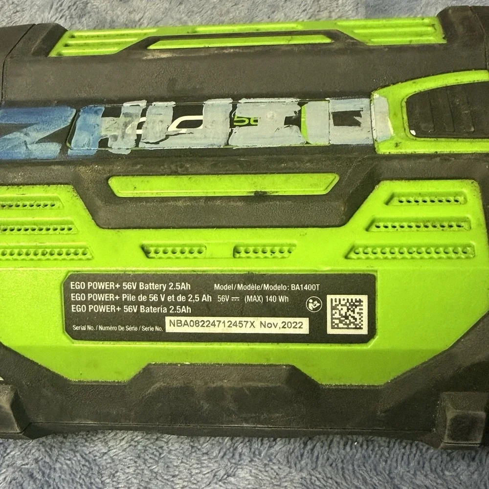 EGO POWER+ 56V ARC Lithium battery, model BA1400T
